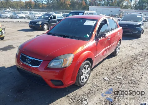 2010 Kia Rio Lx from USA, damaged, VIN KNADH4A39A6651472
